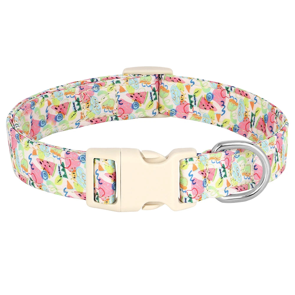 Faite plaisir à votre chien avec le collier rose fruité