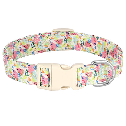 Faite plaisir à votre chien avec le collier rose fruité