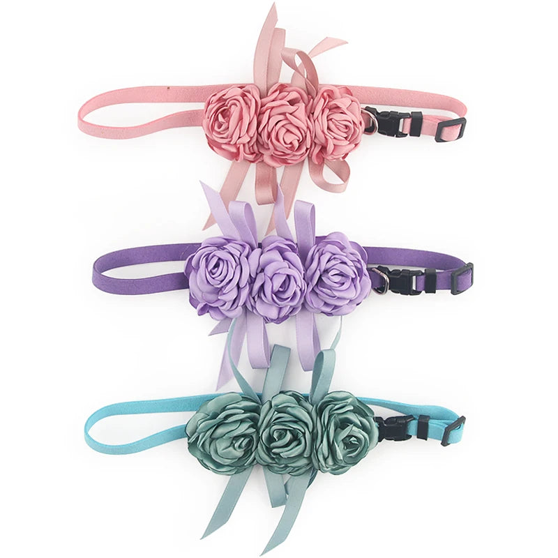 Colliers de cérémonie rose violet et vert élégants