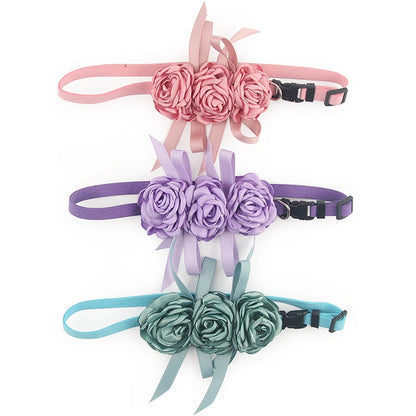 Colliers de cérémonie rose violet et vert élégants