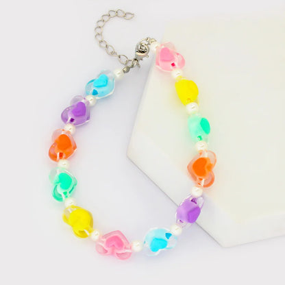 Collier pour petit chien à perles et fleurs pastel