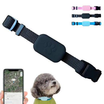 Visuel produit du collier noir avec téléphone et autres coloris en vignette.