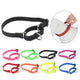 Présentation des coloris du collier d’entraînement pour chien en PVC imperméable avec poignée de contrôle.