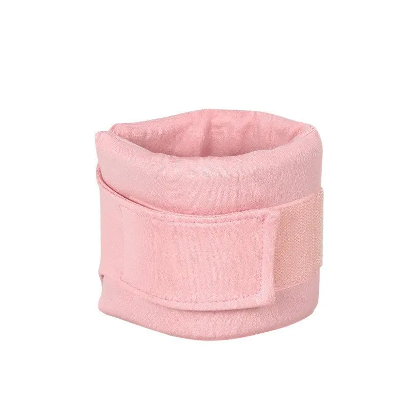 Collier médical de maintien du cou pour chien en coloris rose, présenté seul sur fond clair