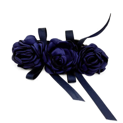 collier de cérémonie bleu foncé pour chien très élégant, idéal pour une soirée ou une après midi de fête