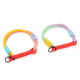Gamme de deux colliers en corde présentés en versions couleurs froides et chaudes sur un fond blanc.